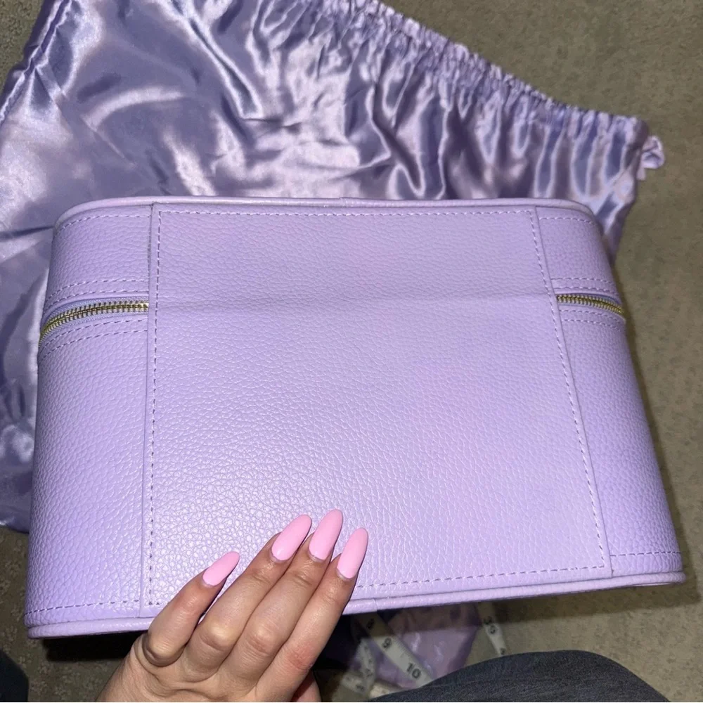 NEW Truly Amalfi Luxury Travel Trunk Purple/Gold